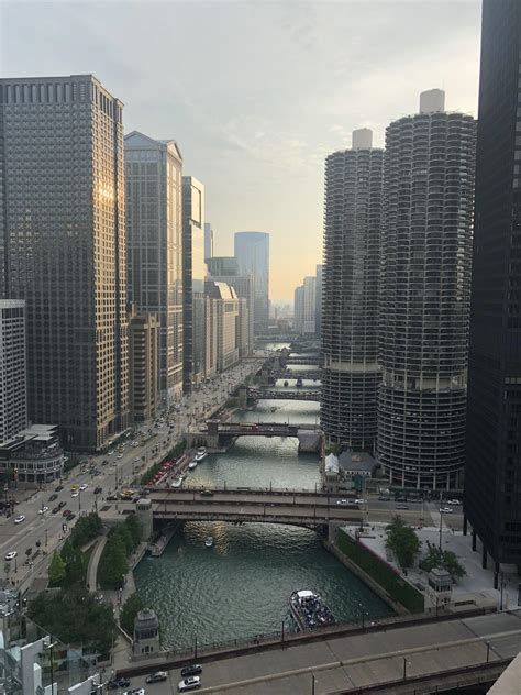 Chicago from London House Rooftop : r/pics