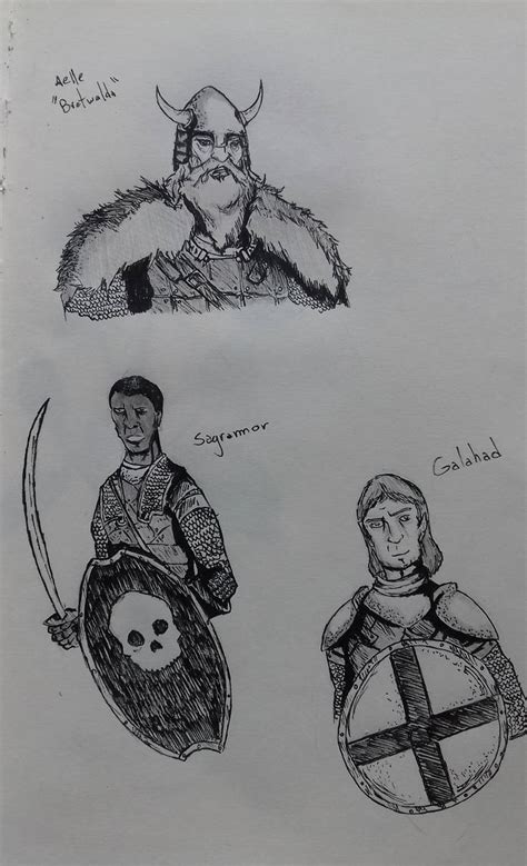 The Warlord Chronicles characters 2 by Mathhub on DeviantArt