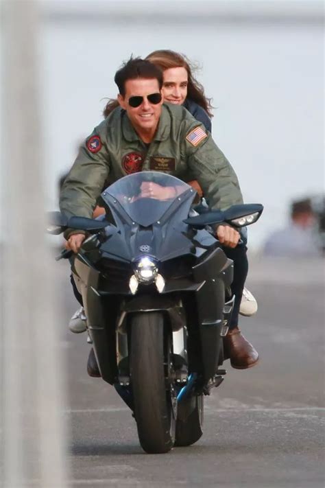 Tom Cruise 56 Recreates Iconic Top Gun Motorbike Scene