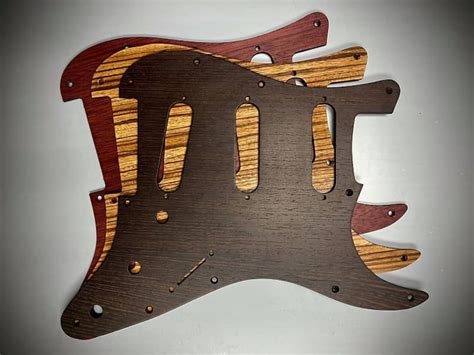 Van Dyke-harms Stratocaster Wood Pickguard, Single, Many Exotic ...