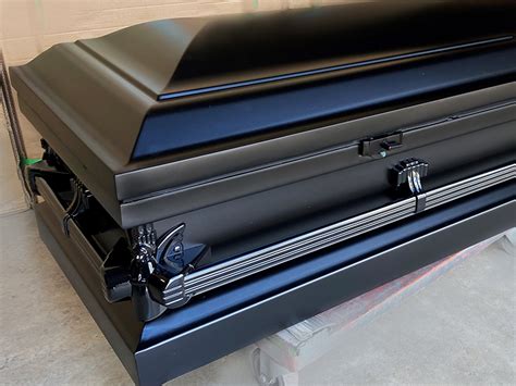 Custom Black Casket Custom Casket - Sky Caskets