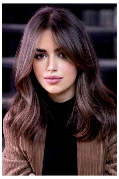 40+ Haircuts With Curtain Bangs For The Ultimate Inspiration | Длинные ...