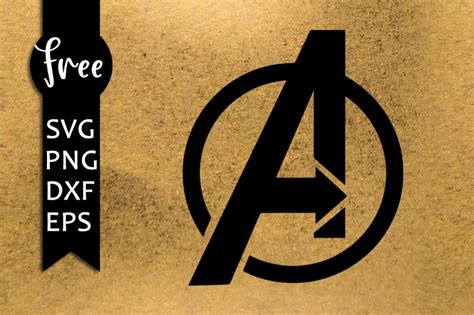 Avengers logo svg free, cutting file, avengers svg, instant download, silhouette, superhero svg ...