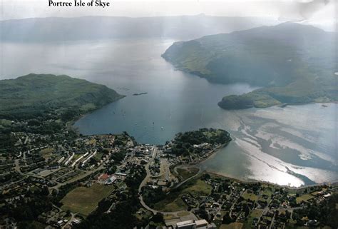 Aerial View of Portree, Isle of Skye