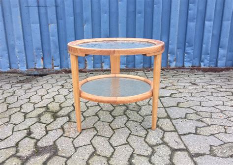 Danish Art Deco Oak and Glass Coffee Table, 1930s for sale at Pamono