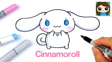 How to Draw Cinnamoroll Easy | Sanrio | Easy Drawings - Dibujos Faciles ...