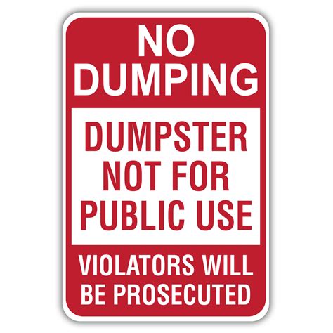 No Dumping