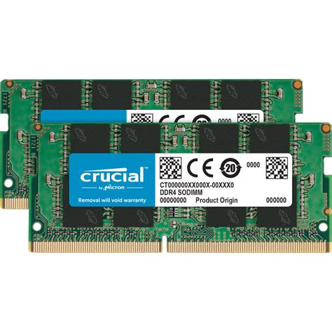 Crucial 32GB Laptop DDR4 3200 MHz SODIMM Memory CT2K16G4SFRA32A