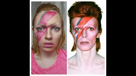 David Bowie (ziggy stardust) makeup tutorial Tribute to a legend ...