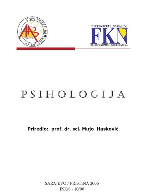 Psihologija | PDF