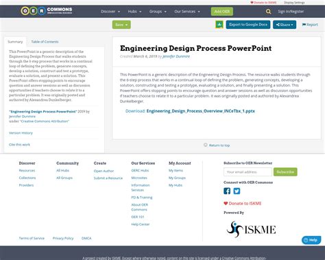 Engineering Design Process PowerPoint | OER Commons