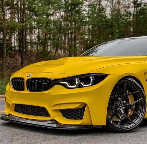 Bmw M4 Yellow Wallpaper