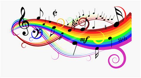 rainbow music notes clipart 10 free Cliparts | Download images on ...