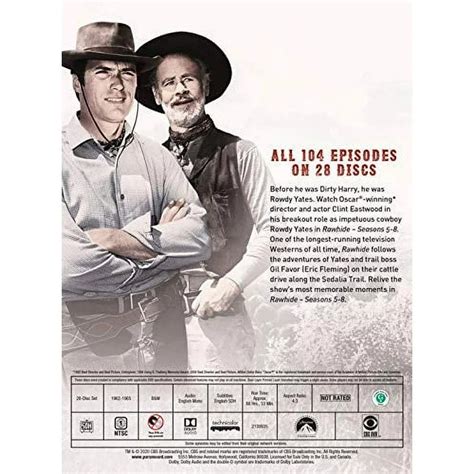 Rawhide: Complete Series 59 Discs DVD Set BRAND NEW - Etsy