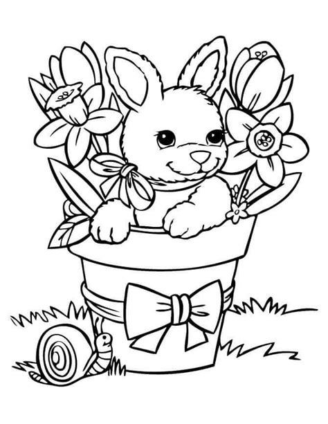 Free Printable Full Size Spring Coloring Pages - Printable Templates