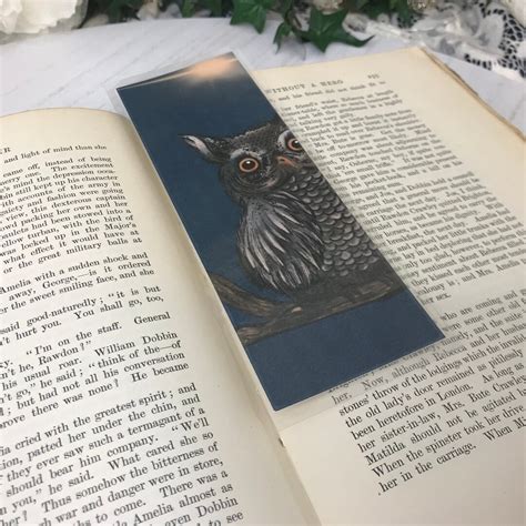 Owl Bookmark - Etsy