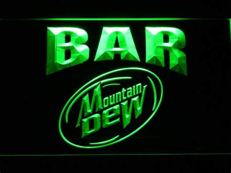 Mountain Dew Bar LED Neon Sign | SafeSpecial