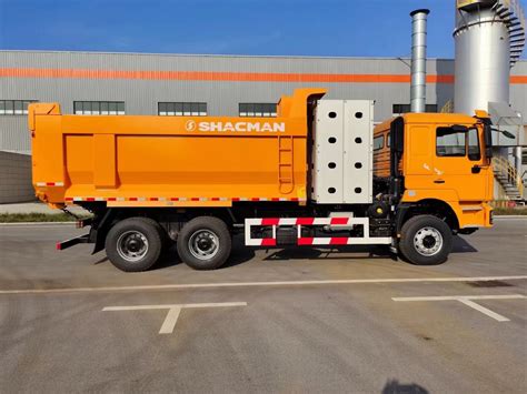 CNG SHACMAN Dump Truck F3000 6x4 380 EuroV Yellow Dumper Truck