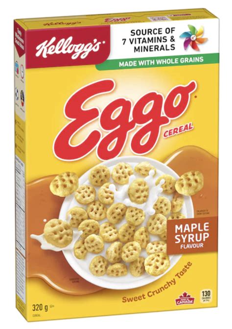 Kellogg’s Eggo Waffles Maple Syrup Cereal MAX 1 Per Order | Curious Candy