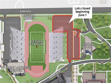 Cessna Stadium renovation begins soon, parking lot to close for summer ...