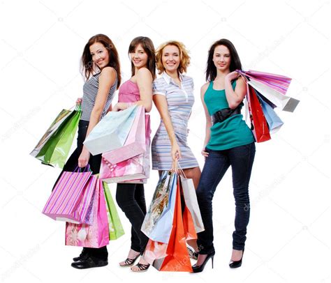 Beautiful women with shopping bags — Stock Photo © valuavitaly #2552635