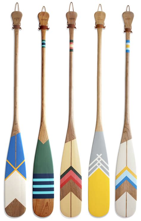 designvagabond: colorful canoe paddles