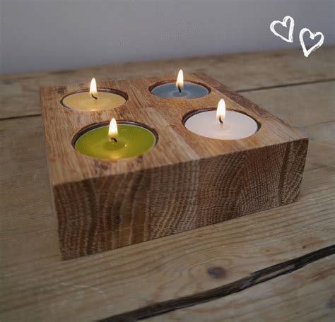 Block Multi Candleholder in 2023 | Wood candle holders, Candle holders, Wooden candle holders