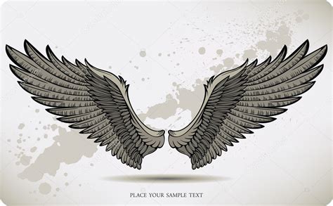 Falcon Vector Drawing Of Wings