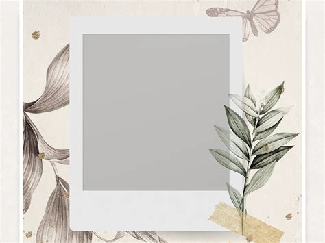 Blank Photo Frame On Nature Background by ADJ on Dribbble