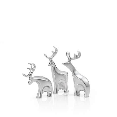 Miniature Dasher Reindeer Set Designed by Todd Myers | Nambe