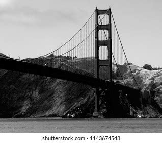 Golden Gate Bridge Black White Image Stock Photo 1143674543 | Shutterstock