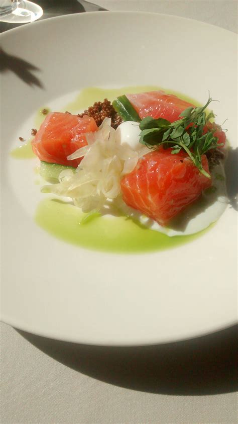 Marinated Salmon Salad Plate | Cooking from Minneapolis to Milan