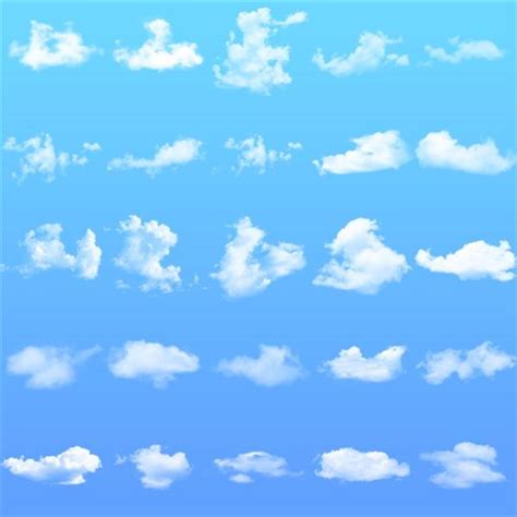 Clouds Photoshop Brushes | PSDDude