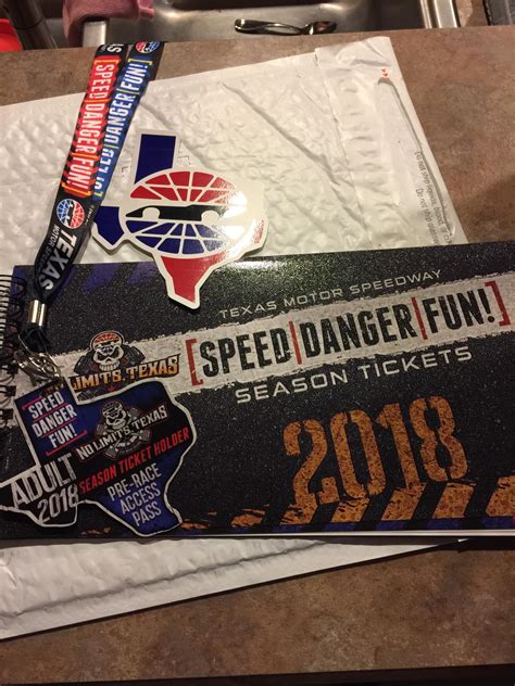 My season tickets came in today! Can’t wait for April! : r/NASCAR