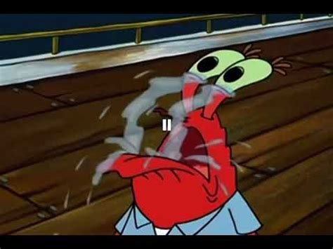 Mr. Krabs crying in reverse - YouTube