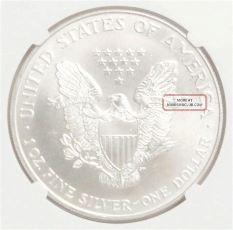 1995 Silver Eagle Ngc Ms69