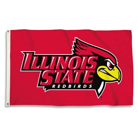 Illinois State Redbirds 23038 3x5 Flag w/grommets Outdoor Banner University of, The Fan Nut