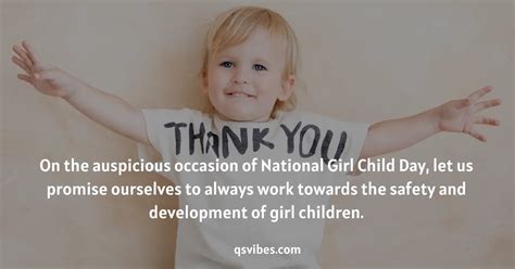 70+ Best Happy National Girl Child Day Quotes, & Wishes - QsVibes