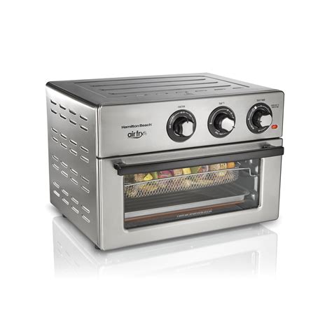 Hamilton Beach Air Fryer Countertop Toaster Oven, 6 Cooking Functions ...