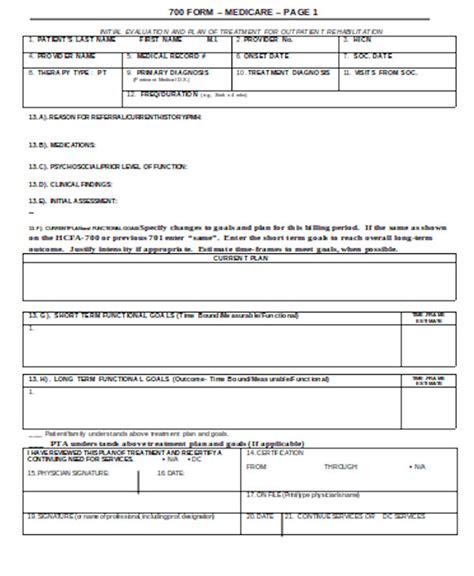 FREE 10+ Sample Medicare Forms in PDF | MS Word