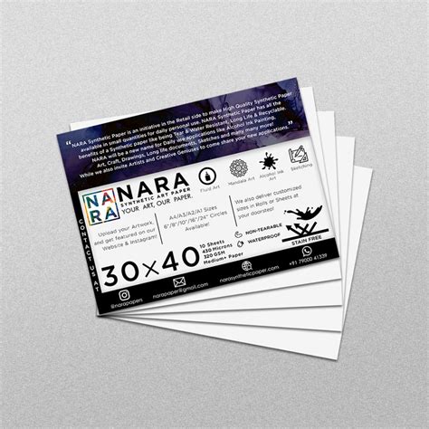 Best Paper for Alcohol Ink Art | Stain Free Paper | NARA