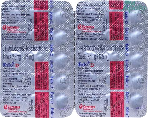 Eslo D Strip Of 15 Tablets: Uses, Side Effects, Price & Dosage | PharmEasy