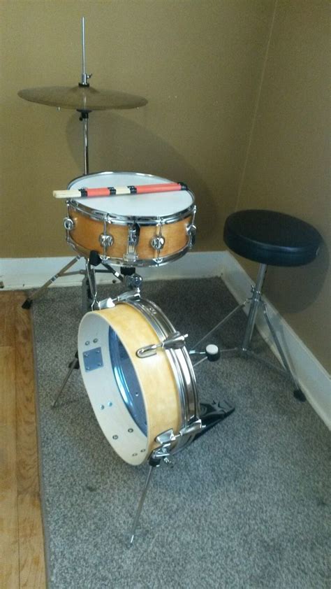 Drum set, minimalist drummer, custom drum set, compact drum set, travel ...