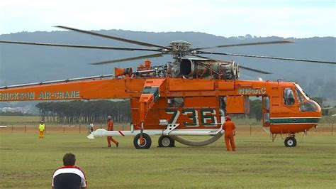 Sikorsky-Erickson Air Crane - 'Incredible Hulk' - Start up & Take Off - YouTube