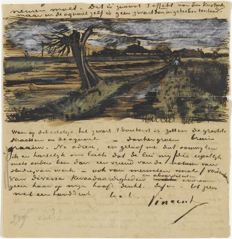 Van Gogh's Sketches In Letters To His Brother and Friends - Flashbak