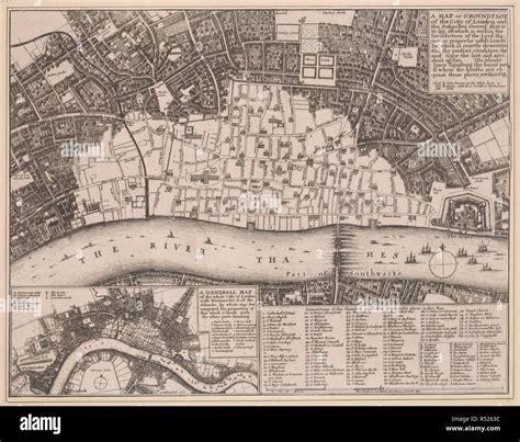 Great fire of london damage map hi-res stock photography and images - Alamy