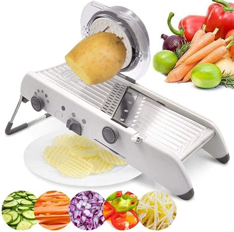 Buy KIRFIZ Mandoline Slicer Adjustable, 18 in 1 Professional Vegetable ...