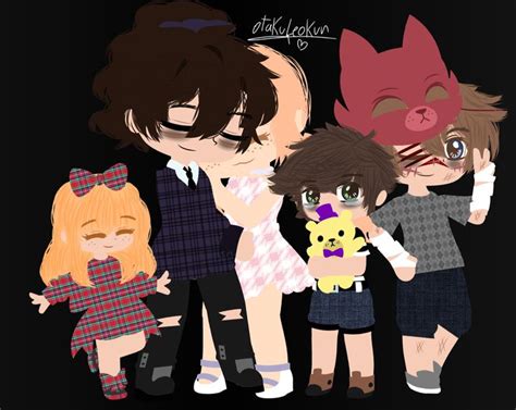 Afton family || Gacha edit || otakuleokun | Fnaf drawings, Afton, Fnaf art