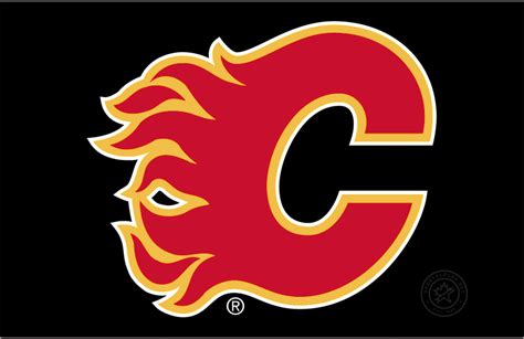 Calgary Flames Logo - Primary Dark Logo - National Hockey League (NHL ...