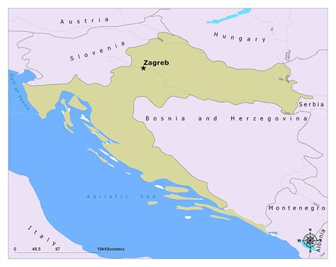 What is the Capital of Croatia? | Mappr